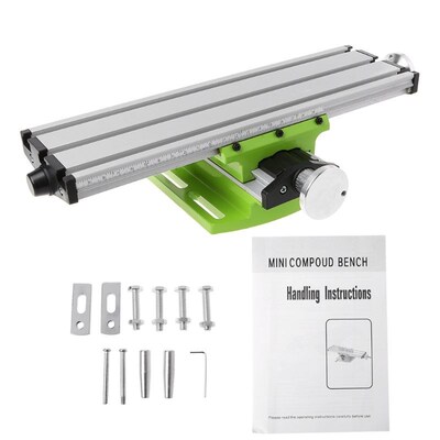 Mini Milling Machine Work Table Vise Portable Compound Bench