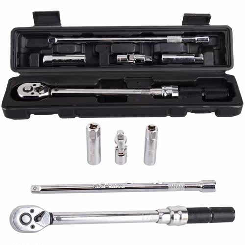 5pcs 3/8 Inch DR 5-60Nm Adjustable Torque Wrench Set Bike Ca