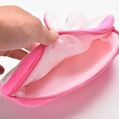 Cute Cartoon Plush Pencil Case Kawaii Large Size School Kids