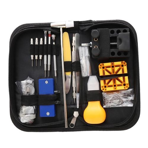 130pcs Watch Repair Tool Set Kit Watch Case Opener Spring Ba