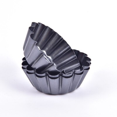 1pc Non-stick Tart Mold Carbon Steel Mini Tart Pans Cupcake
