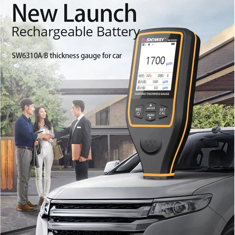 Professional paint thickness gauge of automotive car paint t