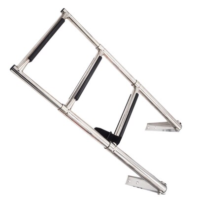 3 Step Stainless Steel Telescoping Boat Ladder Swim Step 3 S