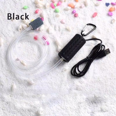 Portable Mini SB Aquarium Fish Tank Oxygen Air Pump Mute Ene