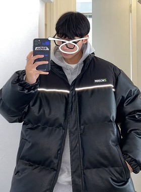 Hybskr Thicken Harajuku Mens Parkas Oversized Hip Hop Street