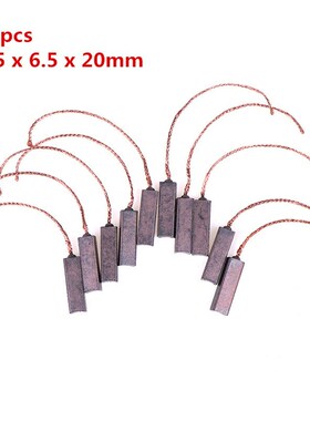 New 10Pcs Carbon Brushes Wire Leads Generator Generic Electr