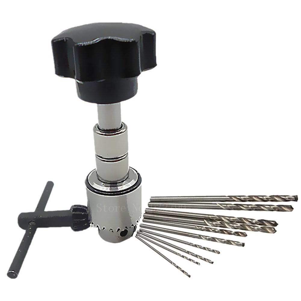 10pc Hss Micro Twist Mini Drill Bit + Hand Drills Craft Jewe