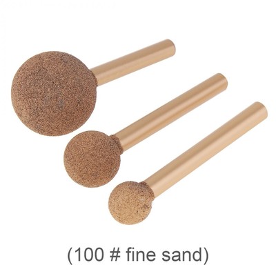 1pcs 6 Handle Brazed Diamond Grinding Head 12mm 16mm 25mm 10