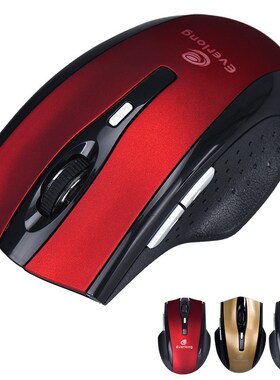 Malloom Mini 2.4G Wireless 2000DPI Optical Mouse Black Red G