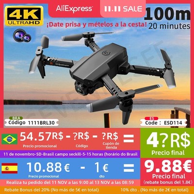 2021 New Mini Drone XT6 4K 1080P HD Camera WiFi Fpv Air Pres