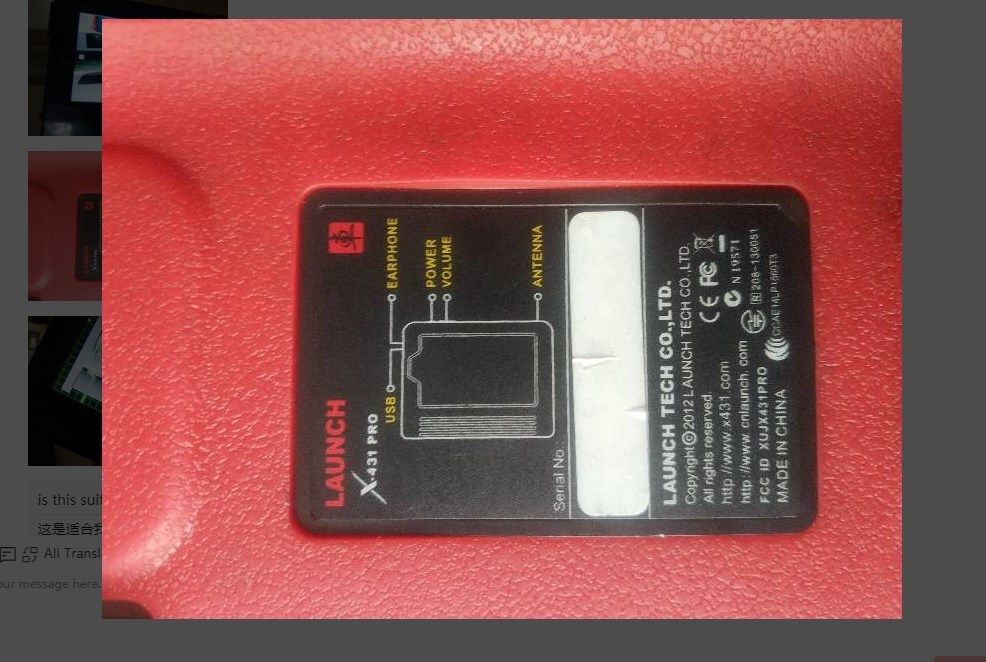 new original touch screen for launch x431 pro automotive int