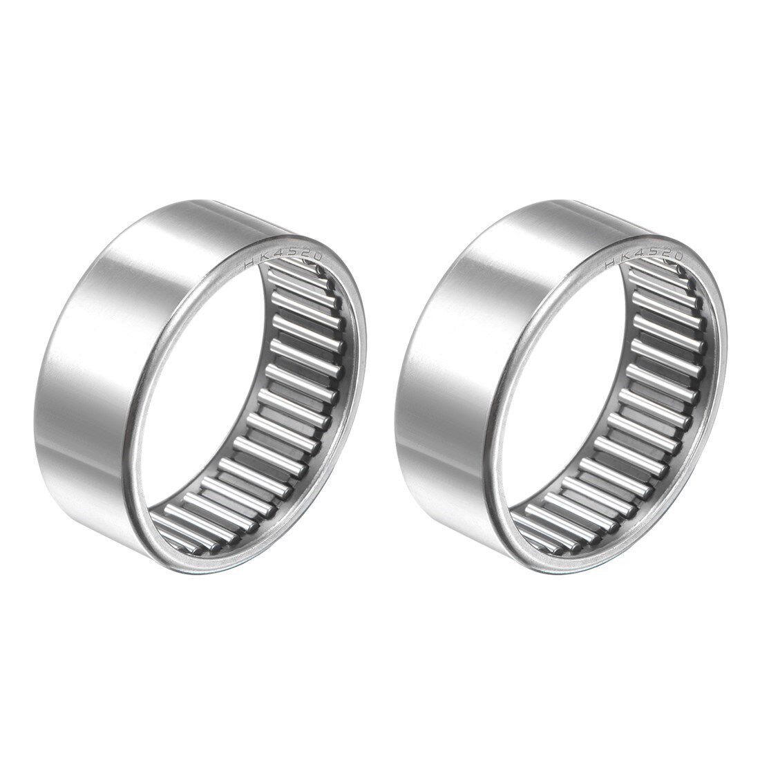 hk4520 drawn cup needle roller bearings 45mm bore, 52mm od