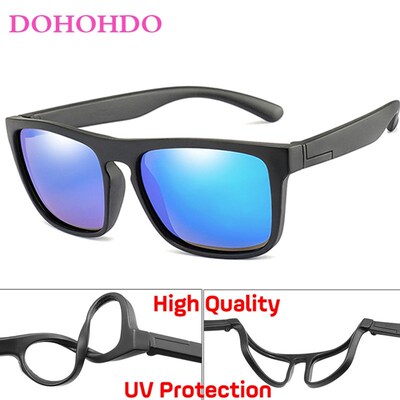 DOHOHDO 2020 New Sunglasses Kids Polarized Children High Qu