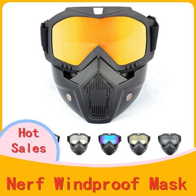 Tactical Full Face Goggles Kids Water Soft Ball Paintball Ai