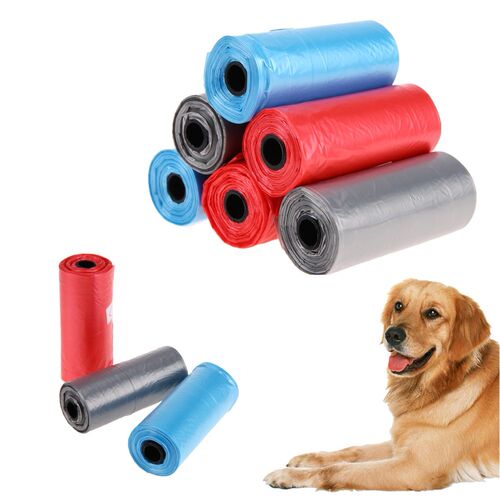 90Pcs/6 Roll Pet Dog Poop Bags Garbage Bags for Dog Cats Out