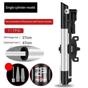 Mini Bike Pump Super Fast Tire Inflation Hand Bicycle Pumps