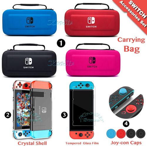 Nintend Switch Accessories Carry Case Screen Protector Film