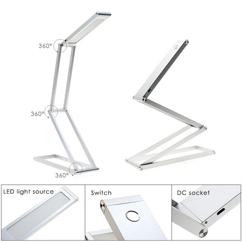 LED Desk Lamp Transformers 2-Level Dimmable Portable Table L