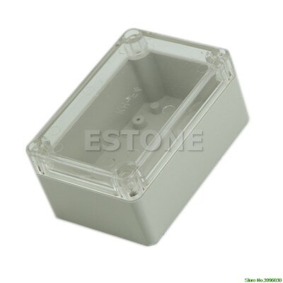 Plastic Waterproof Cover Clear Electronic Project Box Enclos