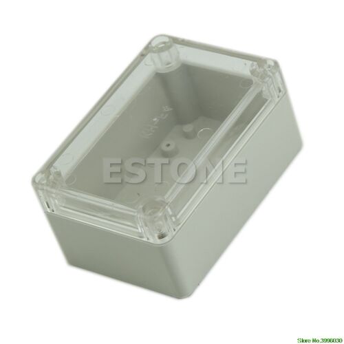 Plastic Waterproof Cover Clear Electronic Project Box Enclos