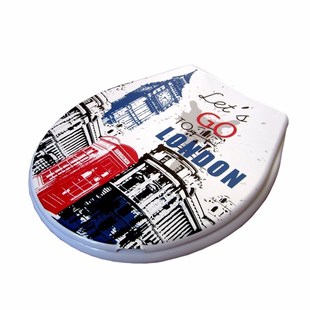 toilet lid cover standard closing 2019 high quality colorful