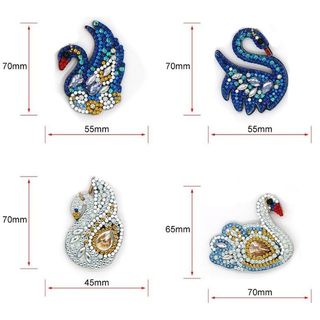 Unicorn Butterfly Design Diy Diamond Keychain Painting Chri