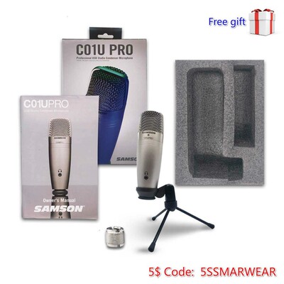 Hot sales 1Pcs 2Pcs 4Pcs  original Samson C01u Pro USB