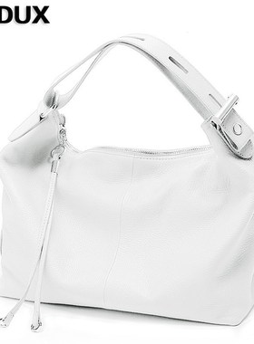 AODUX Female Ladies Soft Genuine Leather Women Shoulder Bag