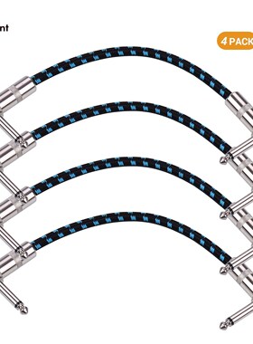 Guitar Pedal Patch Cables 6 Inch Length Cable Pure Copper  S