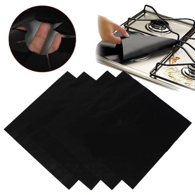 Gas Stove Protectors Cover Liner Aluminum Foil Clean Mat Pad
