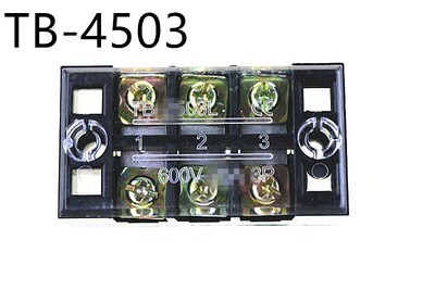 5pcs Terminal blocks TB-4503(45A 3P) Patch panel Wiring row