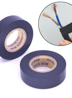 Black PVC Electrical Tapes Flame Retardent Insulation Adhesi