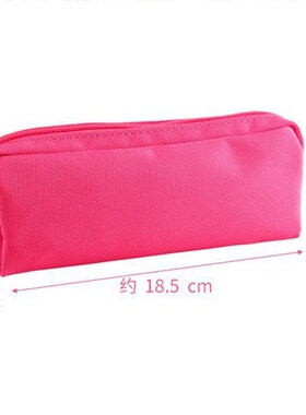 Black Canvas Pencil Case School PencilCase for Boys Girls Si