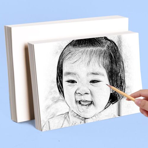 100 pieces of art sketch paper thickened paper gouache paint
