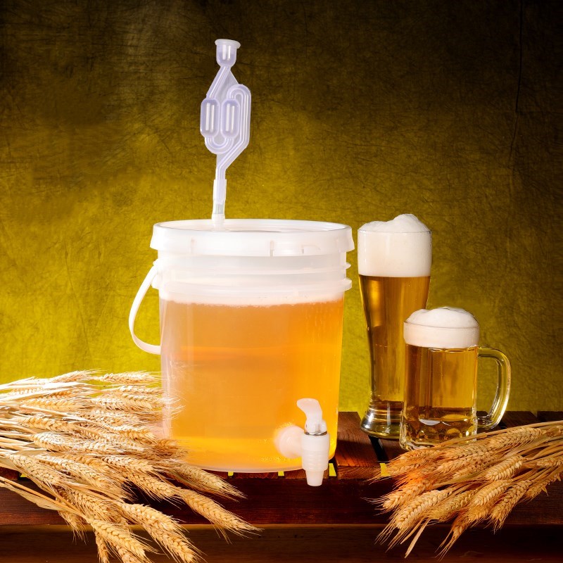 High qualitly 5 liter,10 liter Fermentation container with l