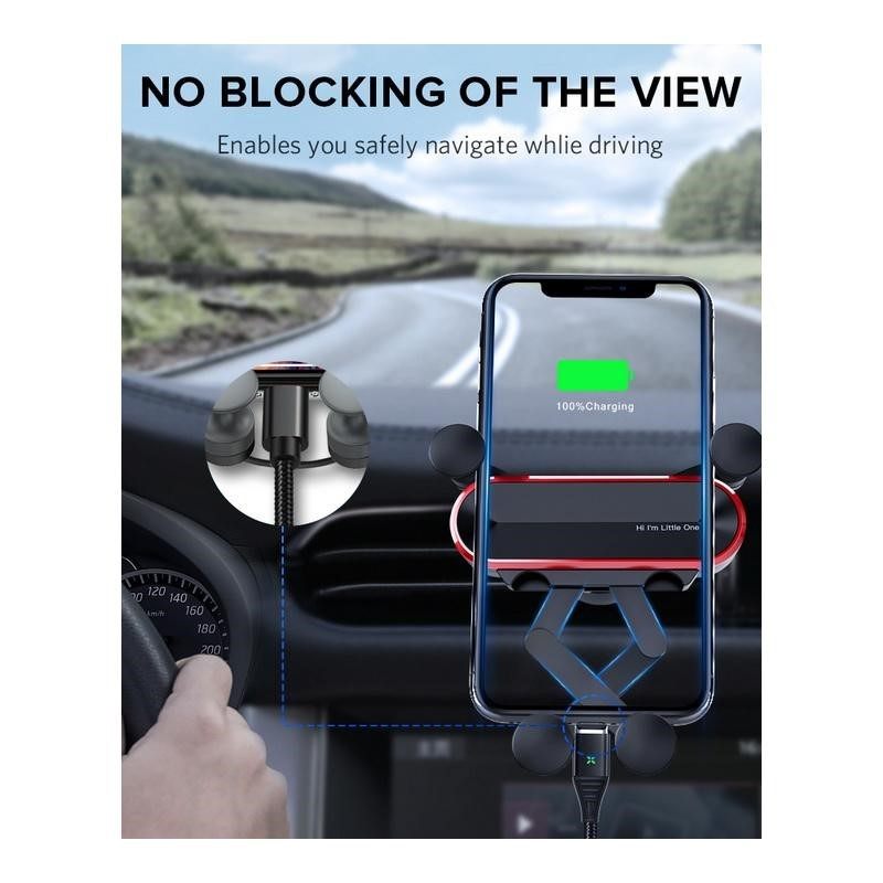 getih gravity car phone holder air vent  mount no magnetic m