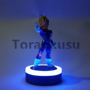 Dragon Ball Action Figure Evil Vegeta Led Light Base PVC Dr