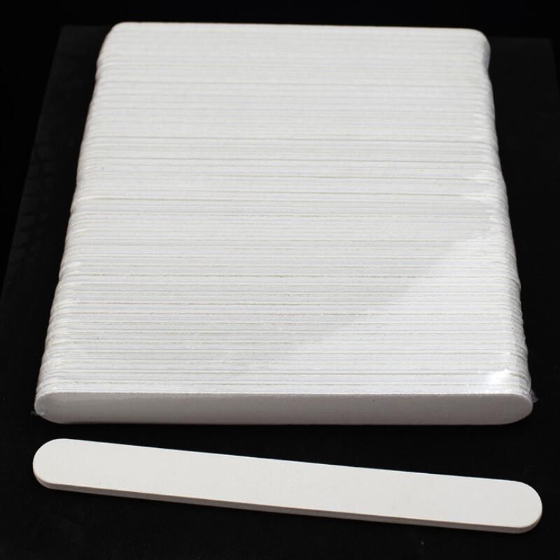 5/10pcs Nailfile Professional Nail Buffer White 100/180 San图片
