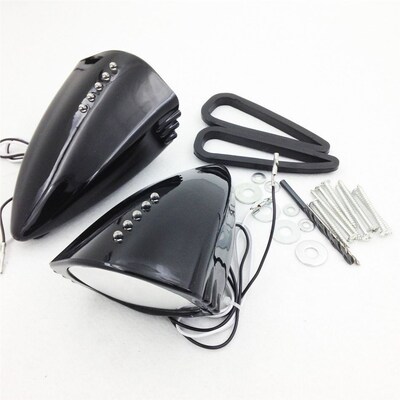Motorcycle  LED Side Rearview Mirrors For Suzuki Honda Kawas