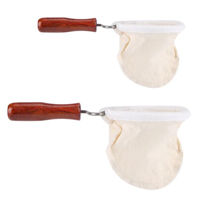 Reusable Coffee Filter Bag Cloth Handmade Coffee Filter Stra