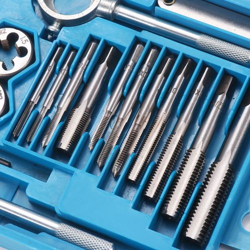 40pcs Tap Die Set M3-M12 Screw Thread Metric Taps Wrench Die