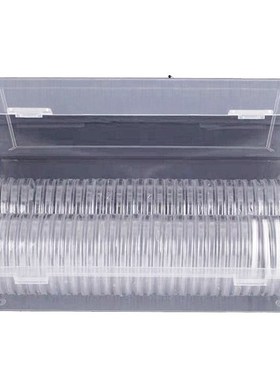 46 mm Coin Capsules Plastic Round Coin Holder Case and 7Size