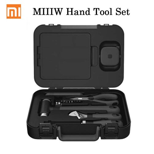 MIIIW Toolbox 16Pcs DIY Tool Kit General Household Hand Tool