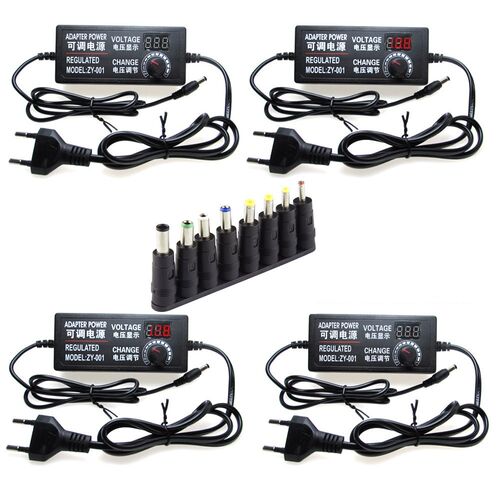AC DC Adjustable Power Supply 3V 5V 9V 12V 15V 18V 24V 1A 2