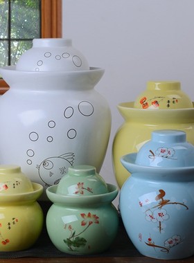Jingdezhen Ceramic Pickle Jar Vegetable Pickling Jars Restau