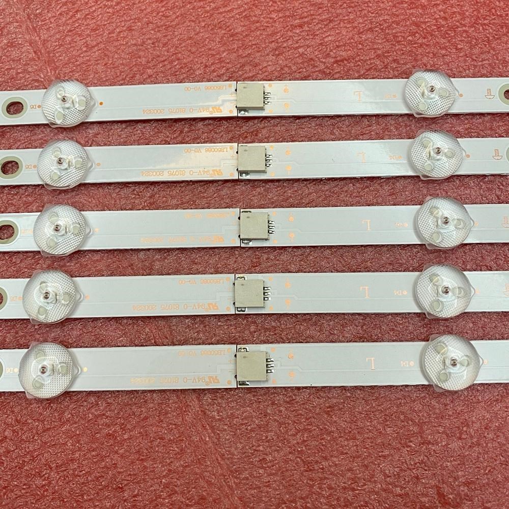 10pcs LED backlight strip for 50PUS6503 50PUS6753 TPT500U1-Q