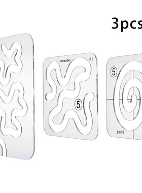 Meander Quilting Templates Acrylic DIY Quilting Frames Quilt