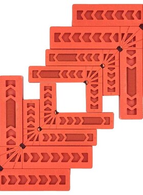 8Pcs Positioning Squares 适用于 Woodworking, 90 Degree Corne