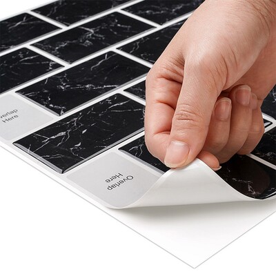 3D Wall Sticker DIY Home Decors Peel And Stick Wall Tile PV