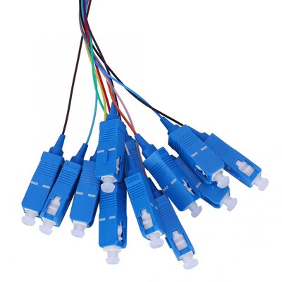 Fiber Optic Patch SC/UPC Fiber Pigtail Cable Sigle Mode 12-C
